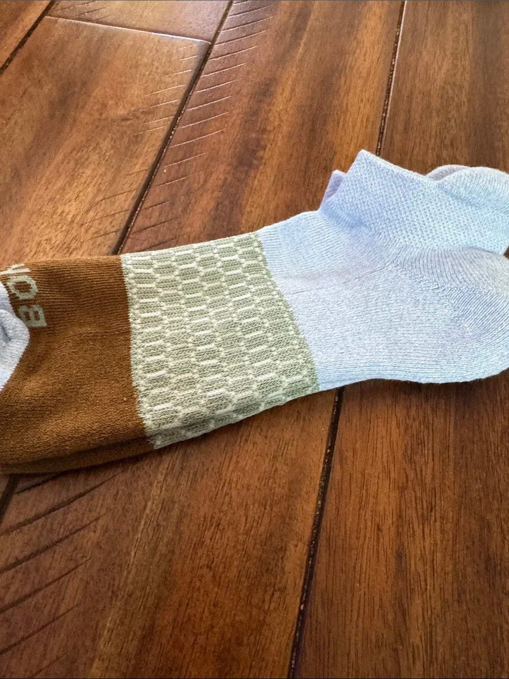 Bombas Comfort Blend Colorblock Ankle Socks - Pink, Light Blue & Lavender